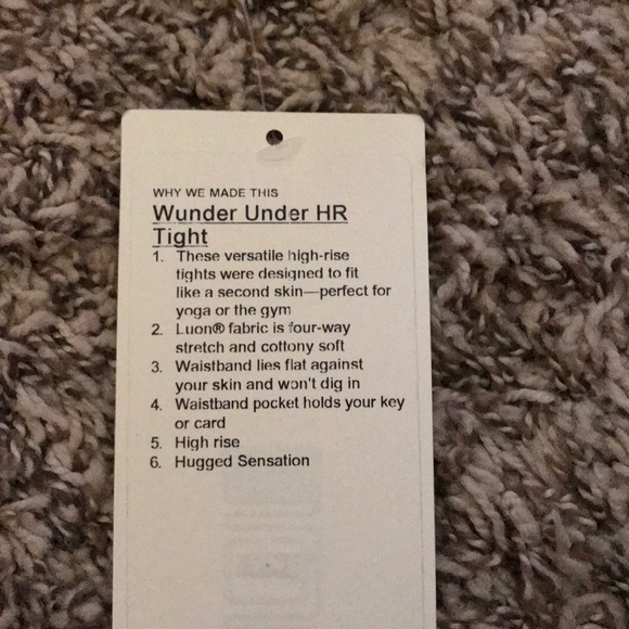 Lululemon wunder under hr tight - Picture 2 of 3
